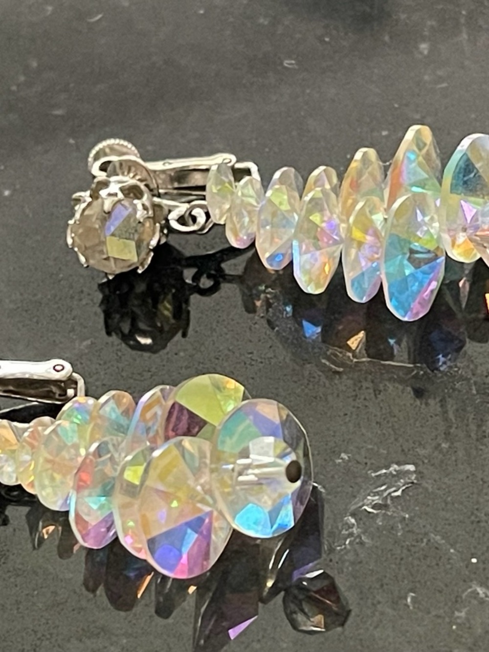 Vendome vintage clip on earrings.